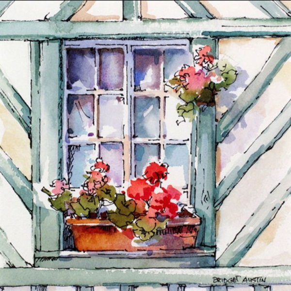 Парижский балкончик живопись