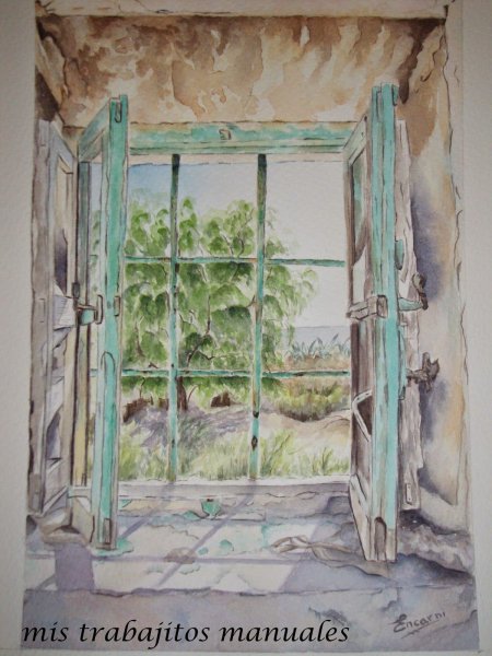 Картина окно