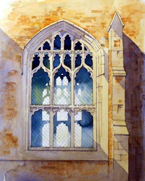 Окно акварель