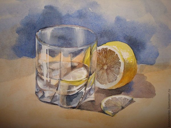 Стекло акварелью