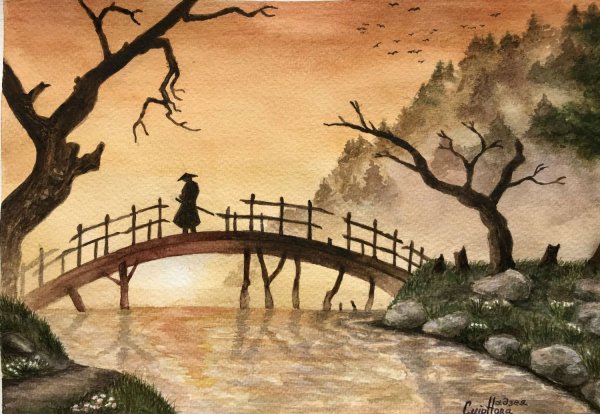 Восточные пейзажи живопись