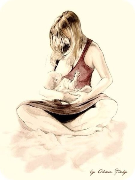 Рисунки беременной акварелью