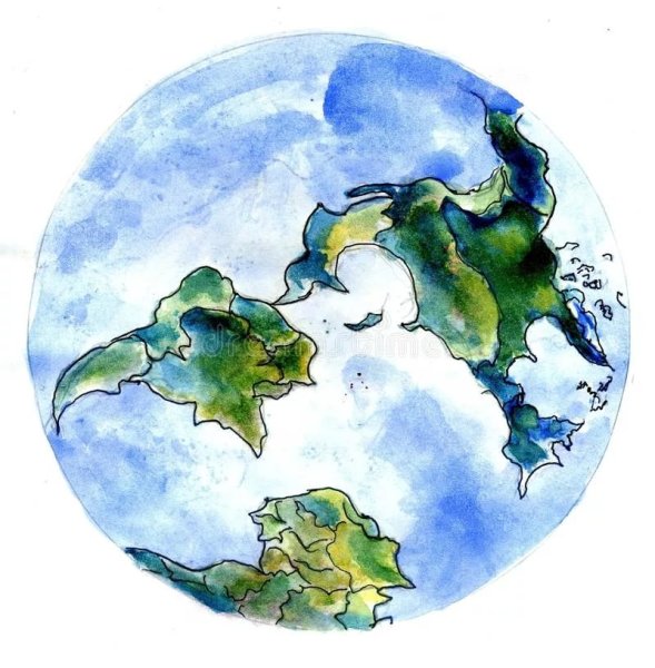 Планеты акварелью