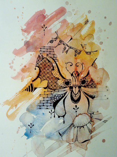 Графика акварель