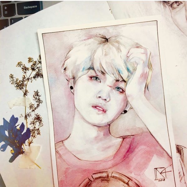 Портреты БТС Юнги