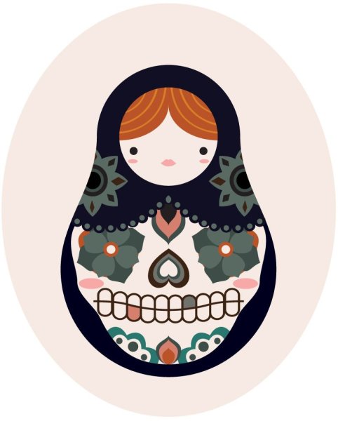 Стилизованная Матрешка