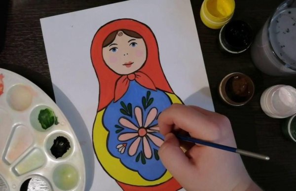 Роспись матрешек мастер класс