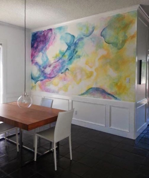 Современная роспись стен