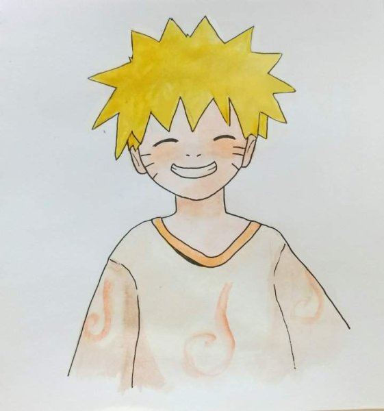 Нарисовать маленького Наруто