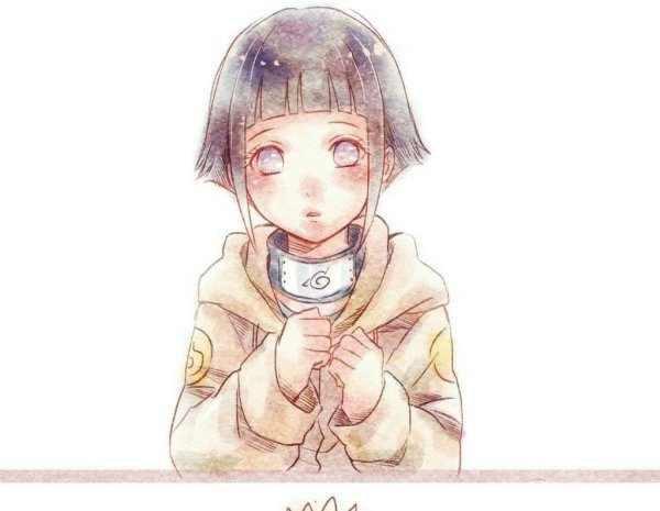 Аниме Наруто акварелью