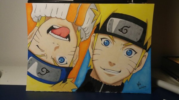 Naruto gouache