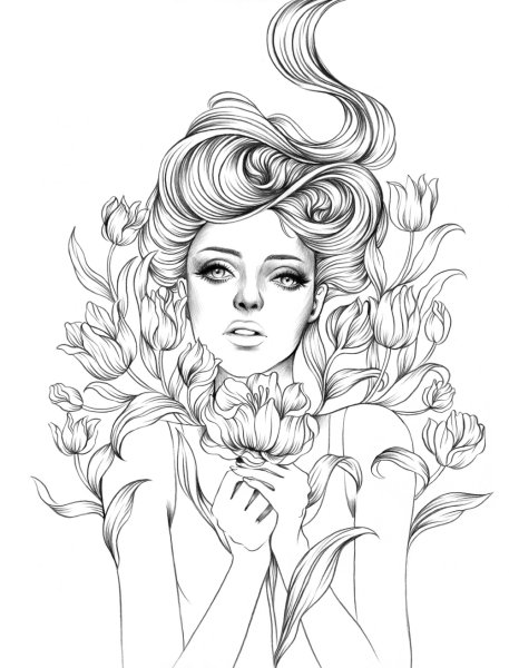 Раскраска птицы попугай