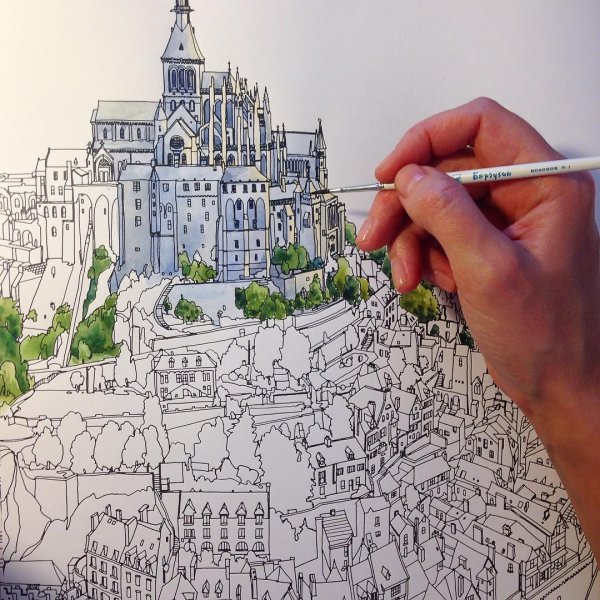 Красивый букет для рисования