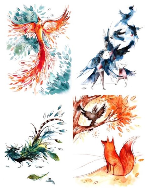 Феникс цветной