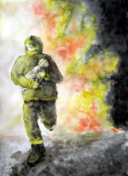 Рисунок на тему пожарная безопасность