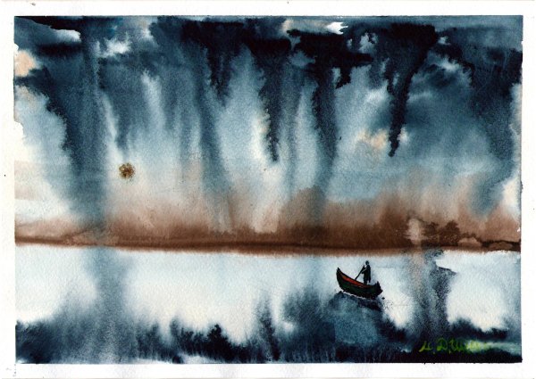 Атмосферная акварель