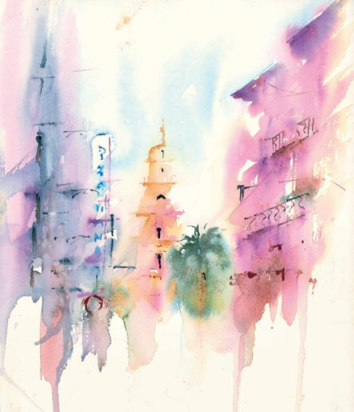 "Мир акварели" Джин Хэйнс