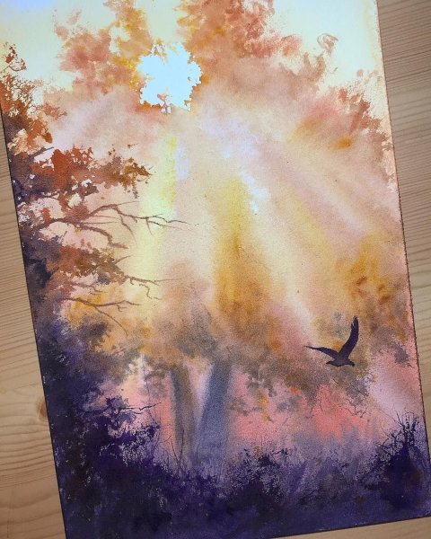 Уроки рисования акварелью