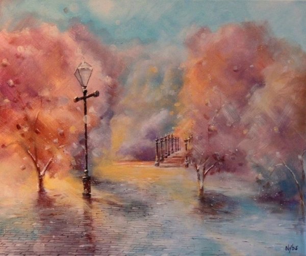 Атмосферная акварель