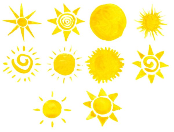 Солнце рисунок