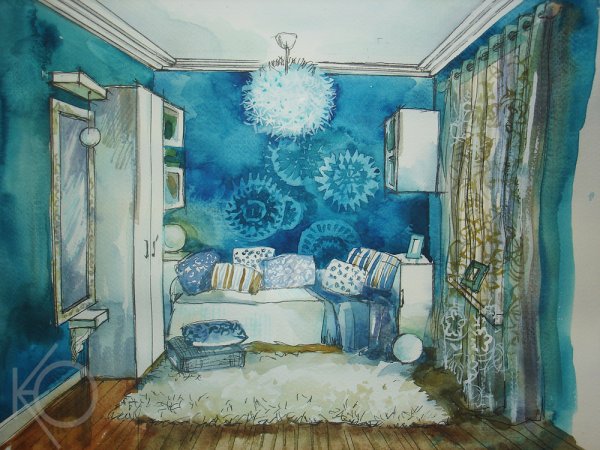 Акварельная комната
