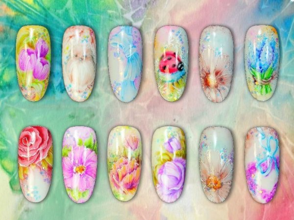 Роспись гель лаками