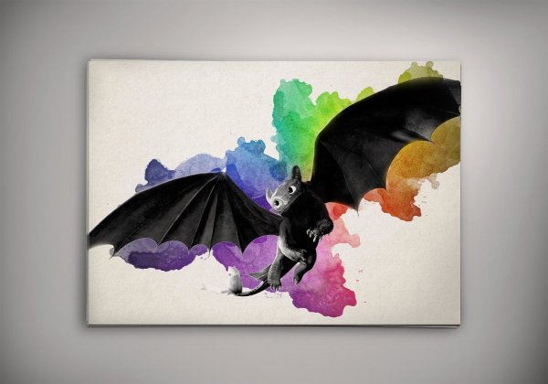 Беззубик красками