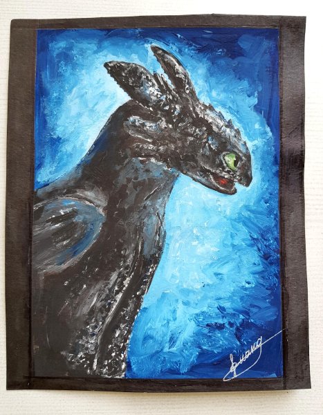 Беззубик акварелью