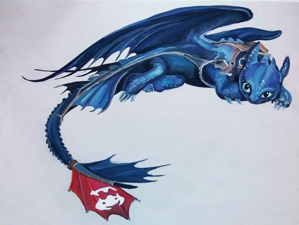 Хвост ночной фурии