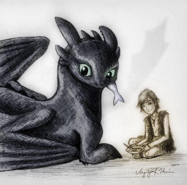 Беззубик карандашом легко