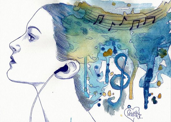Музыкотерапия рисунок