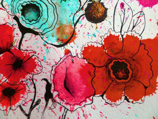 Рисование пятном