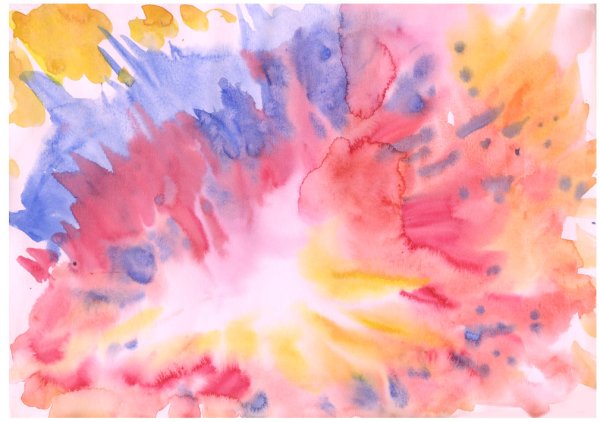 Рисование акварельными красками