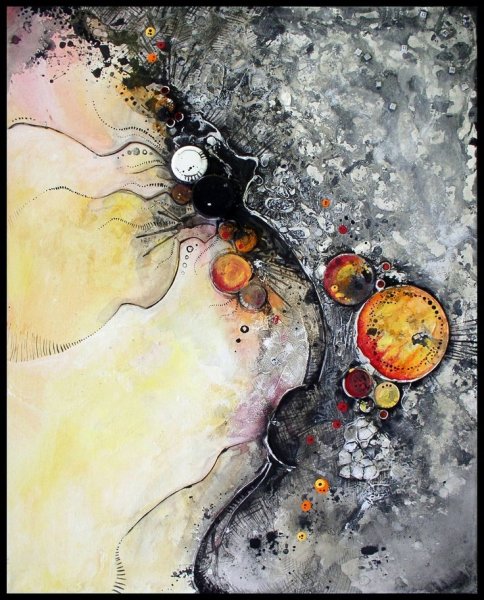 Абстрактная акварель