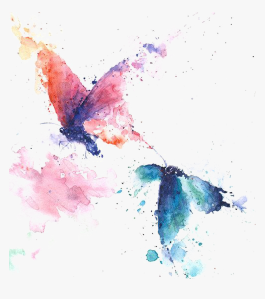 Акварельные бабочки