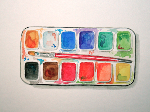 Палетка для акварели