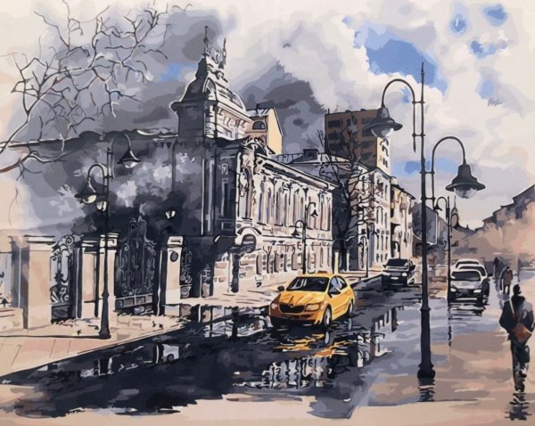 Игорь дубовой художник акварель Лондон