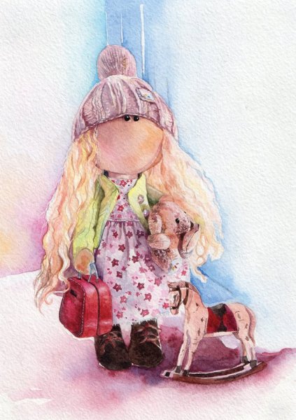 Кукла иллюстрация