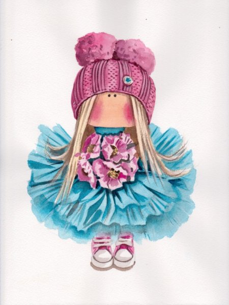 Акварельные куколки