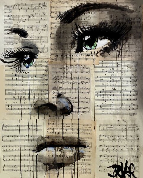 Рисование на газете