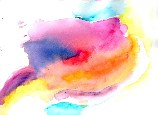 Акварель пятна