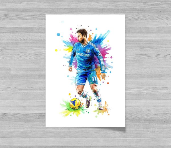 Эден Азар плакат Челси