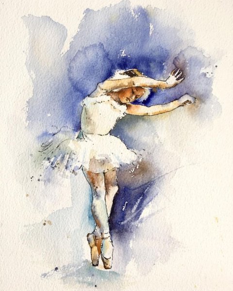 Балет акварель