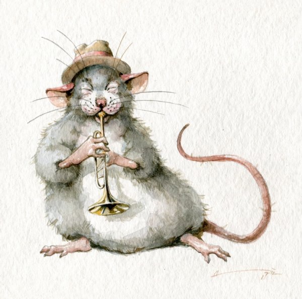 Крыса картина