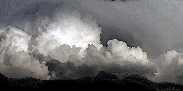Тучи акварелью