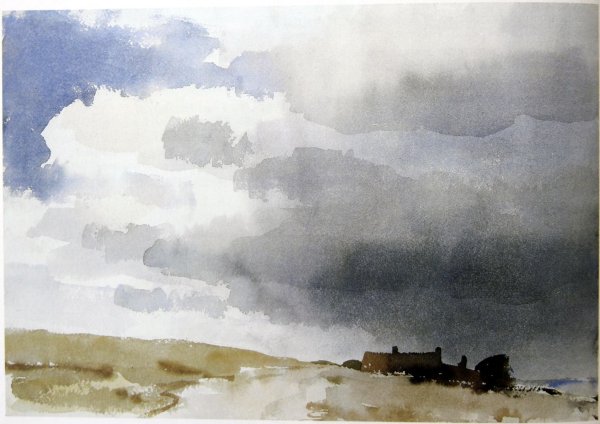 Эдвард сиго акварель облака