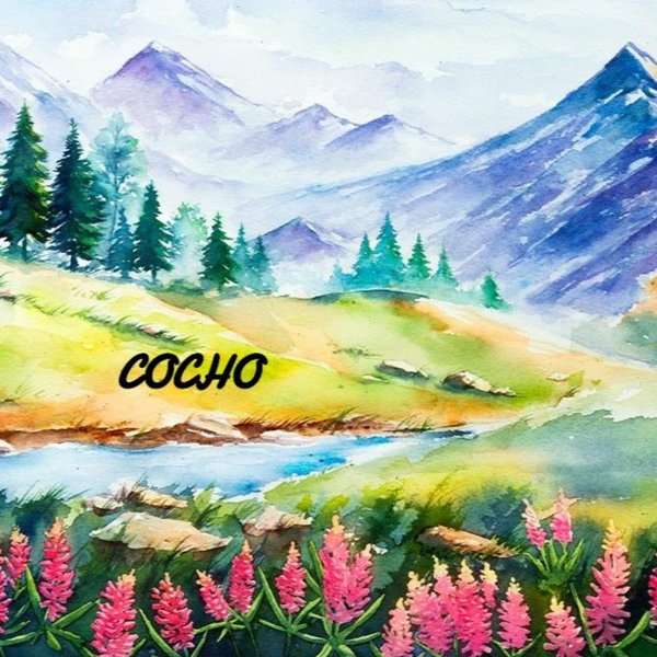 Горы акварелью