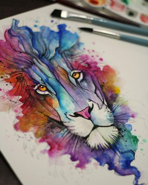 Акварель эскиз