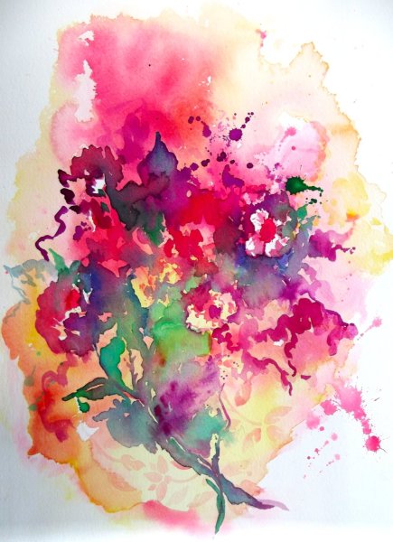 Акварельная абстракция