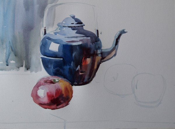 Акварельные натюрморты для начинающих